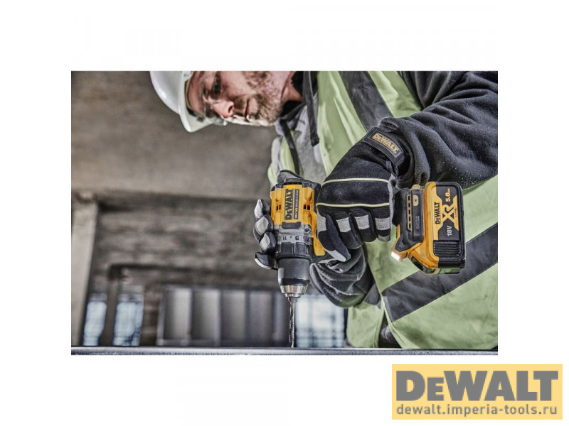 Аккумуляторная безударная бесщеточная дрель-шуруповерт DeWALT DCD800P2T, 18 В Аккумуляторная безударная бесщеточная дрель-шуруповерт DeWALT DCD800P2T, 18 В