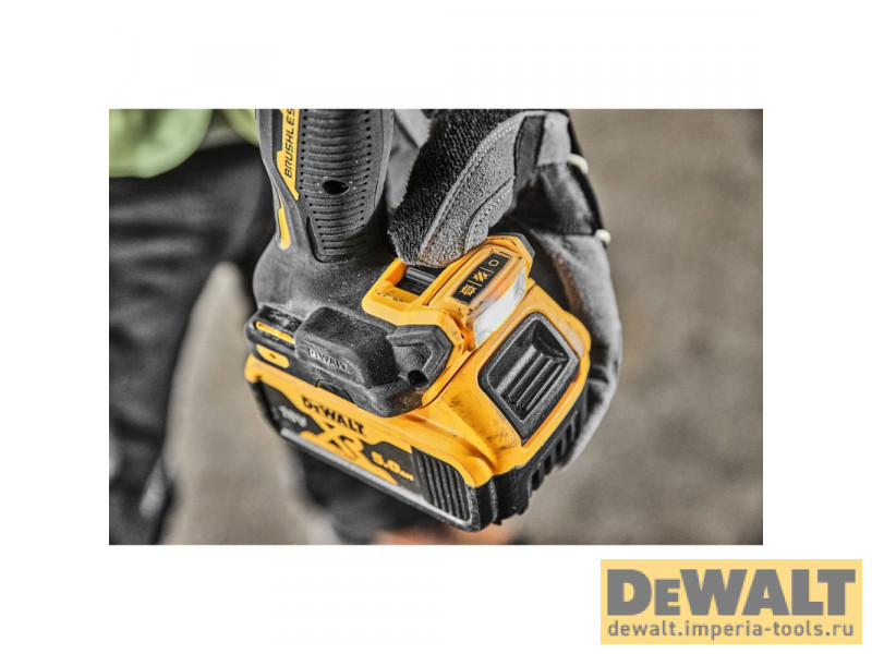Аккумуляторная безударная бесщеточная дрель-шуруповерт DeWALT DCD800P2T, 18 В Аккумуляторная безударная бесщеточная дрель-шуруповерт DeWALT DCD800P2T, 18 В