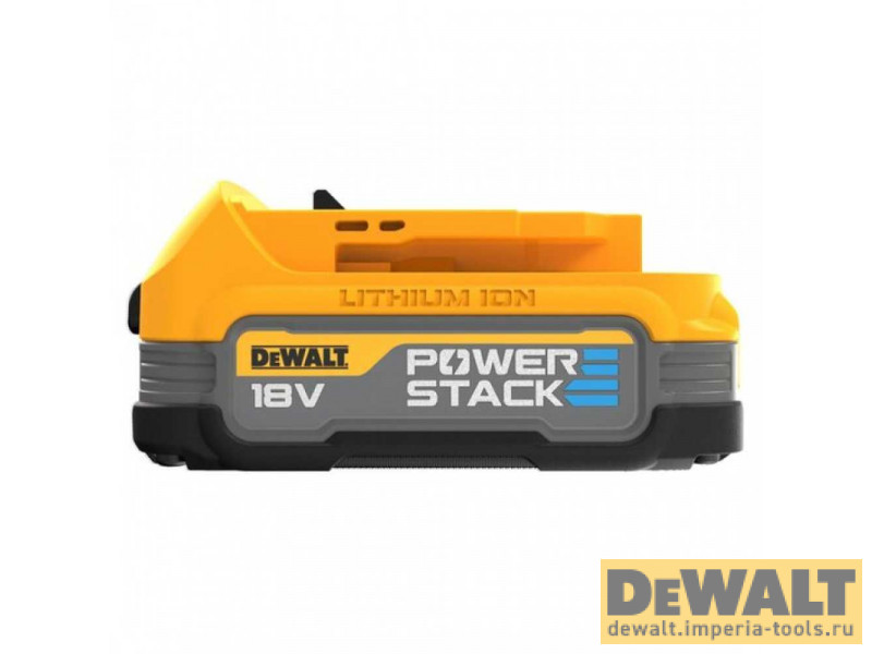 Аккумулятор DeWALT Powerstack, Li-Ion, 18 В, 1.7 Ач, DCBP034 Аккумулятор DeWALT Powerstack, Li-Ion, 18 В, 1.7 Ач, DCBP034