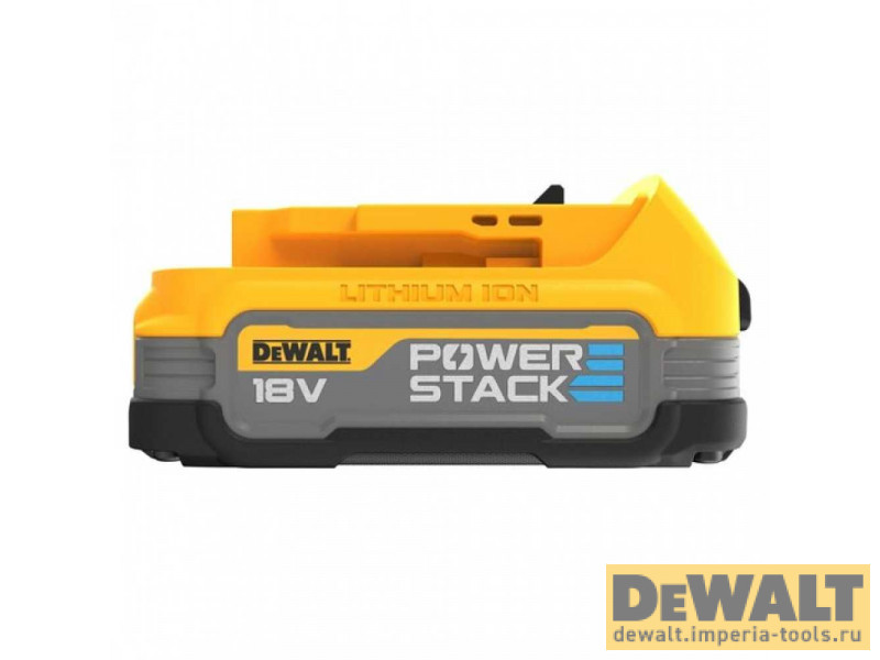 Аккумулятор DeWALT Powerstack, Li-Ion, 18 В, 1.7 Ач, DCBP034 Аккумулятор DeWALT Powerstack, Li-Ion, 18 В, 1.7 Ач, DCBP034