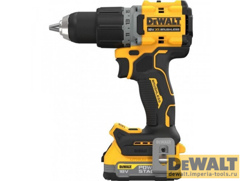 Аккумуляторная дрель DeWALT DCD800E2T, кейс, 18В, 2 АКБ 1.7 Ач, ЗУ