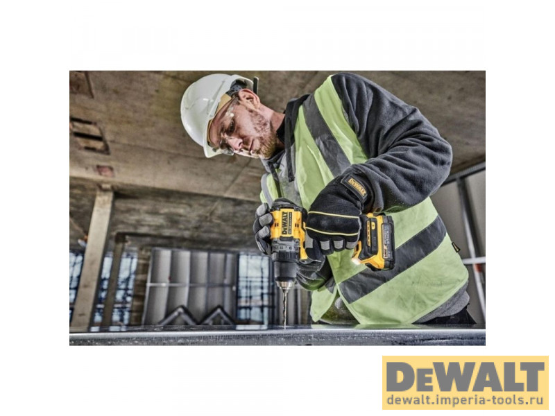 Аккумуляторная дрель DeWALT DCD800E2T, кейс, 18В, 2 АКБ 1.7 Ач, ЗУ