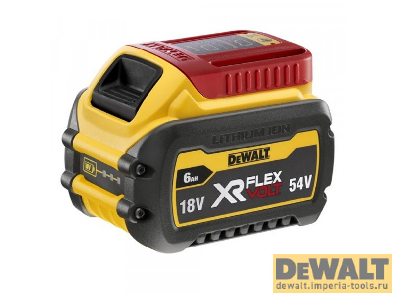 Аккумулятор DeWALT FLEXVOLT, Li-Ion, 18/54 B, 6/2 Ач, DCB546