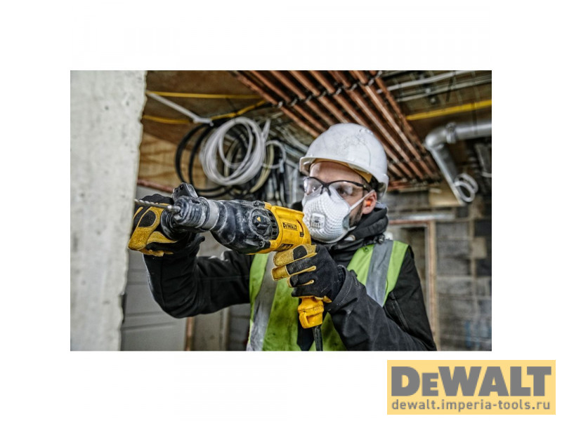 Перфоратор DeWALT, 710 Вт, 2 Дж, 5680 уд/мин, 1500 об/мин, D25033