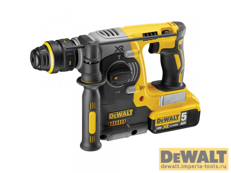 Набор аккумуляторный DeWALT: перфоратор DCH273 + ударный шуруповерт DCF887 + УШМ DCG405, с 3 АКБ 5 Ач и ЗУ, в двух кейсах TSTAK, DCK305P3T