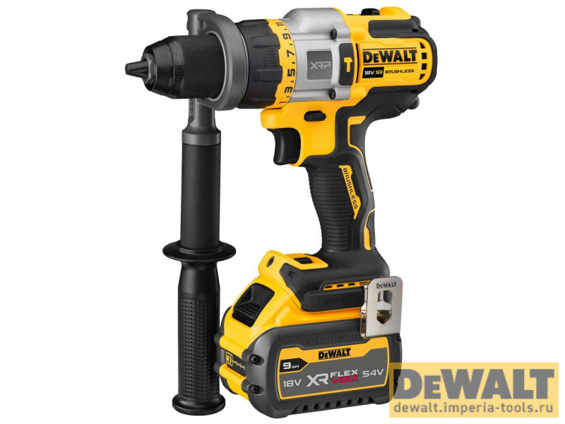 Ударная дрель-шуруповерт DeWALT DCD999X1, АКБ 9 Ач и ЗУ