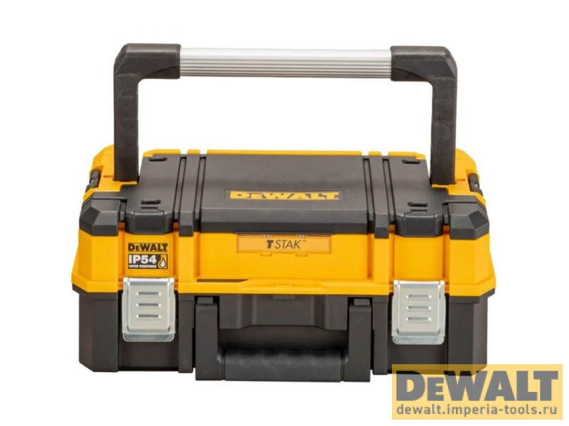Модульный ящик для инструмента DeWALT TSTAK 2.0 IP54 DWST83344-1, с длинной ручкой Модульный ящик для инструмента DeWALT TSTAK 2.0 IP54 DWST83344-1, с длинной ручкой