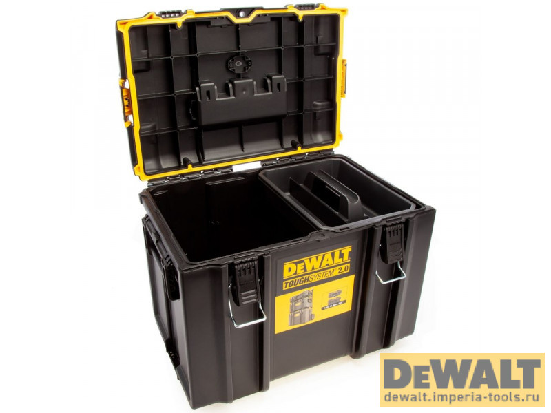 Большой ящик для инструмента DeWALT DWST83342-1, TOUGHSYSTEM 2.0, IP65