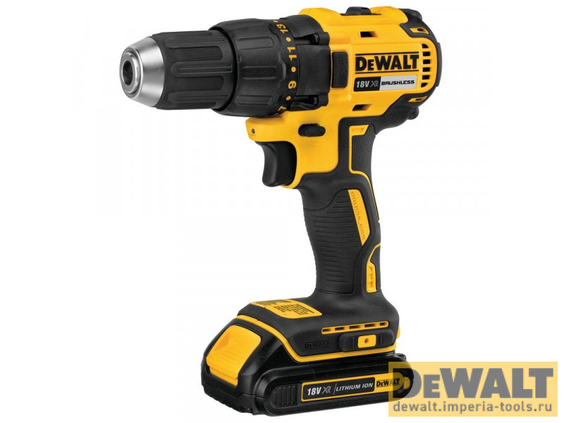 Аккумуляторная безударная бесщеточная дрель-шуруповерт DeWALT DCD777D2T, 18 В, XR