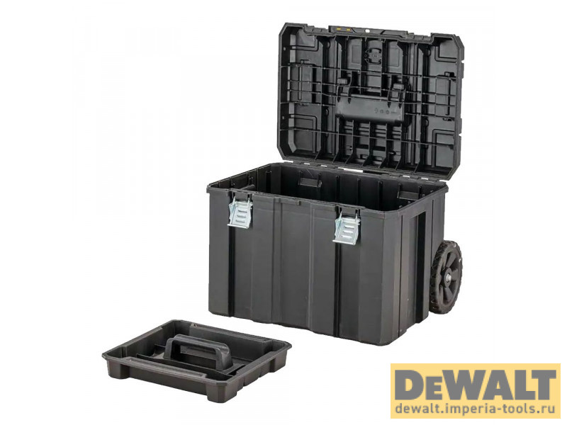 Ящик для инструмента DeWALT TSTAK 2.0 DWST83347-1, глубокий с колесами для модульной системы хранения