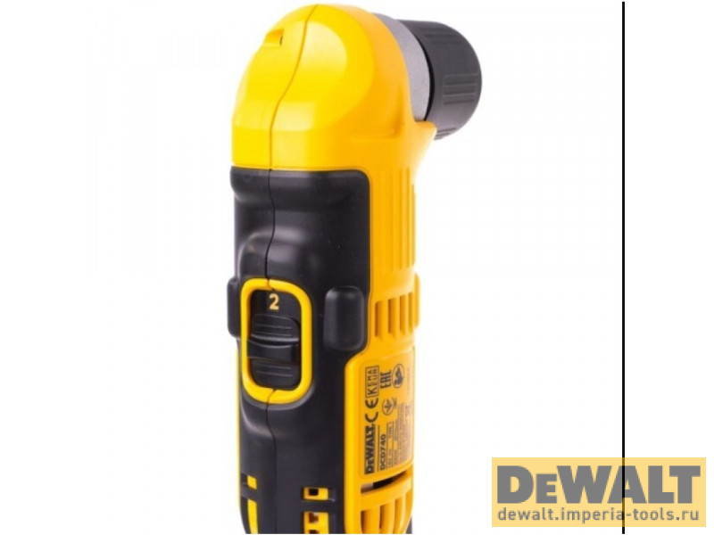 Аккумуляторная угловая дрель DeWALT DCD740NT, 18 В XR, кейс TSTAK-2, без АКБ и ЗУ