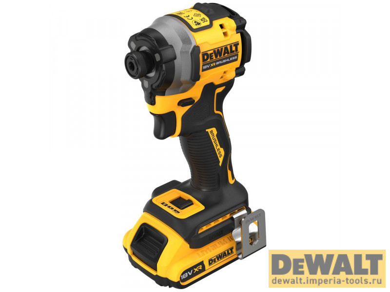 Аккумуляторный импульсный шуруповерт DeWALT, 18 В, 206 Нм, 3800 уд/мин, 3250 об/мин, с 2 АКБ 2 АЧ и ЗУ, в кейсе TSTAK, DCF850D2T