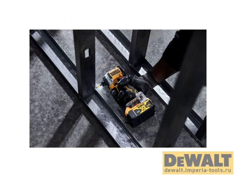 Аккумуляторный импульсный шуруповерт DeWALT, 18 В, 206 Нм, 3800 уд/мин, 3250 об/мин, с 2 АКБ 2 АЧ и ЗУ, в кейсе TSTAK, DCF850D2T