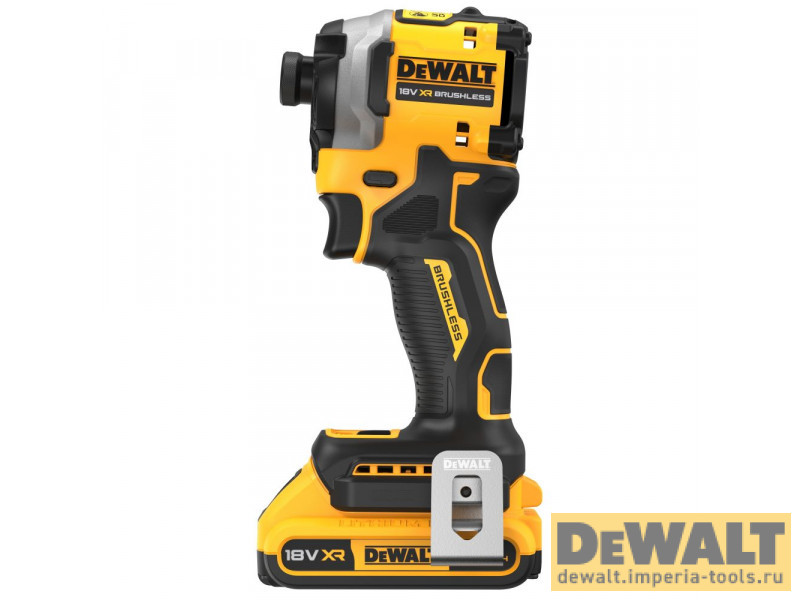 Аккумуляторный импульсный шуруповерт DeWALT, 18 В, 206 Нм, 3800 уд/мин, 3250 об/мин, с 2 АКБ 2 АЧ и ЗУ, в кейсе TSTAK, DCF850D2T