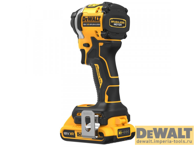 Аккумуляторный импульсный шуруповерт DeWALT, 18 В, 206 Нм, 3800 уд/мин, 3250 об/мин, с 2 АКБ 2 АЧ и ЗУ, в кейсе TSTAK, DCF850D2T