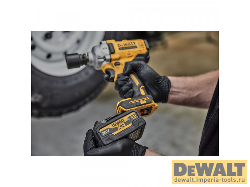 Аккумуляторный гайковёрт DeWALT, 18 В, 1084 Нм, 2000 об/мин, 3250 уд/мин, без АКБ и ЗУ, DCF892N