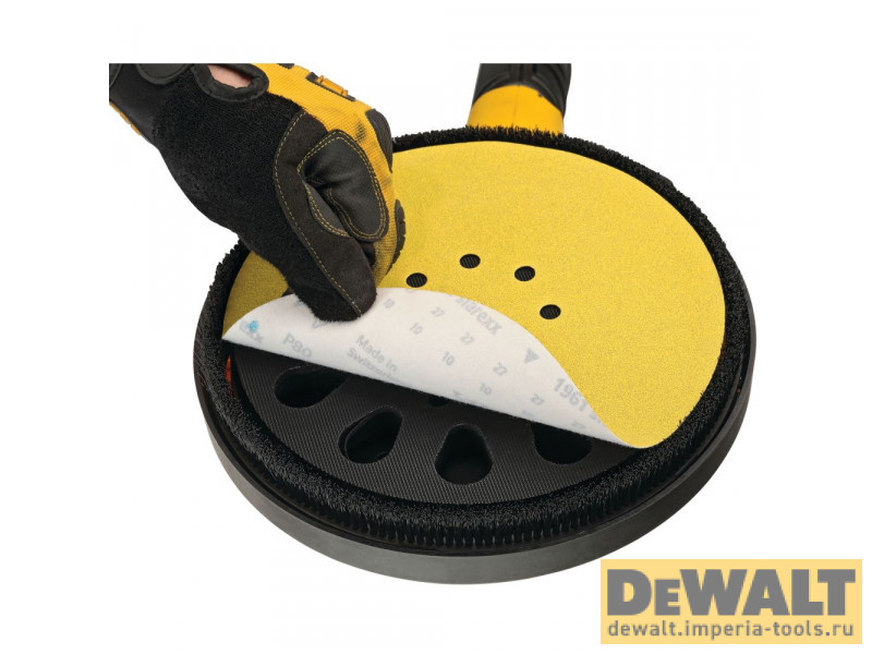 Аккумуляторная шлифовальная машина для стен DeWALT DCE800N, 18 В, 225 мм, 1200 об/мин, без АКБ и ЗУ Аккумуляторная шлифовальная машина для стен DeWALT DCE800N, 18 В, 225 мм, 1200 об/мин, без АКБ и ЗУ
