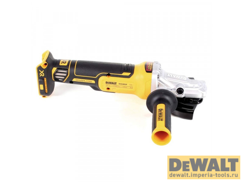 Аккумуляторная бесщеточная углошлифовальная машина DeWALT DCG405FNT 18В, XR, 125 мм, чемодан, без АКБ и З/У, Аккумуляторная бесщеточная углошлифовальная машина DeWALT DCG405FNT 18В, XR, 125 мм, чемодан, без АКБ и З/У,