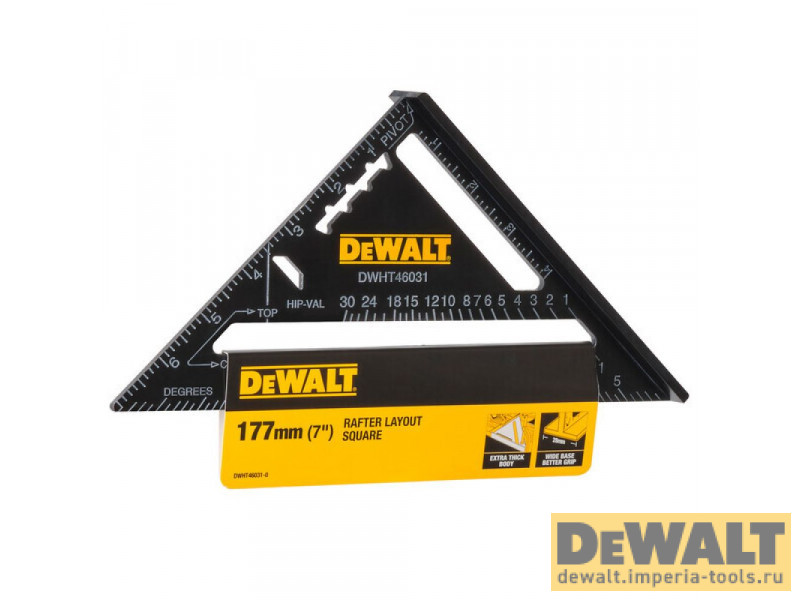 Угольник кровельный DeWALT DWHT46031-0, 17.7 см.