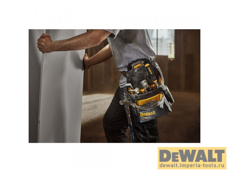 Профессиональная сумка DeWALT для инструмента с поясом и скобой для молотка, DWST40101 Профессиональная сумка DeWALT для инструмента с поясом и скобой для молотка, DWST40101