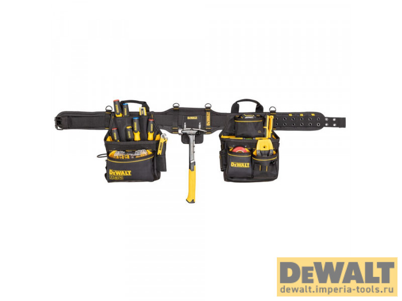 Профессиональный ремень DeWALT с навесными сумками, DWST40603