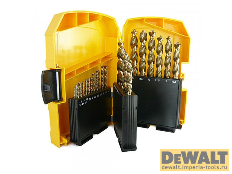 EXTREME 2 HSS-G DT7926, по металлу в пластиковом боксе 1-13 мм, DT7926-XJ в фирменном магазине DeWALT