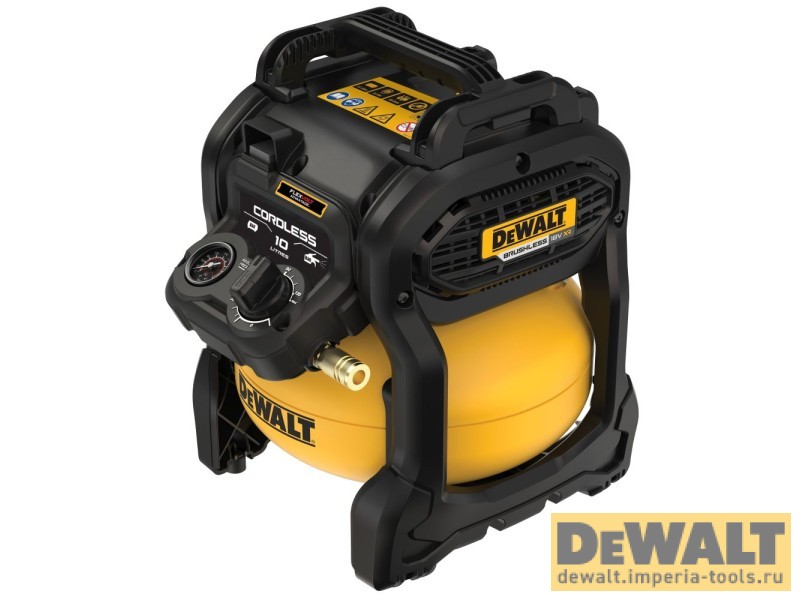 Аккумуляторный компрессор DEWALT DCC1018N, 18/54 В, 9.6 бар, 48 л/мин, без АКБ и ЗУ