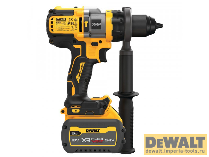 Ударная дрель-шуруповерт DeWALT DCD999T1, с АКБ и ЗУ, в кейсе