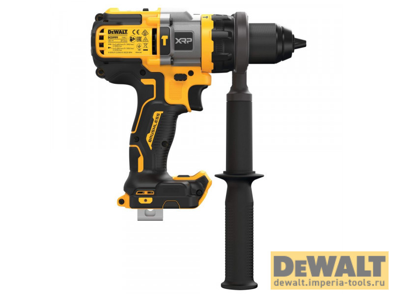 Аккумуляторная бесщеточная дрель-шуруповерт DeWALT DCD999N, 18 В, 2250 об/мин, 38250 уд/мин, без АКБ и ЗУ, в кейсе TSTAK