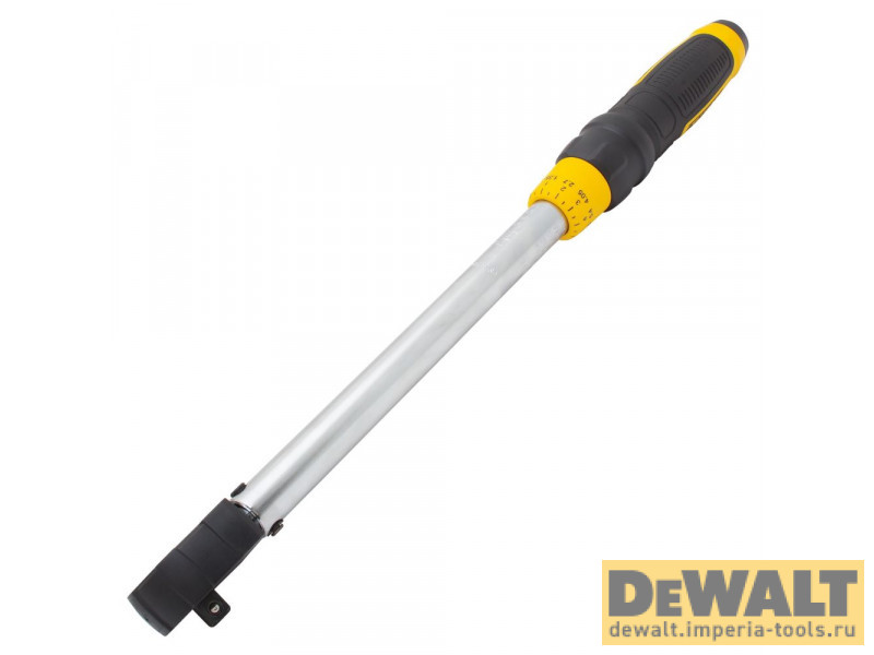 Ключ динамометрический DeWALT DWMT75463-0, 3/8", 27-135 Нм, 44 см Ключ динамометрический DeWALT DWMT75463-0, 3/8", 27-135 Нм, 44 см