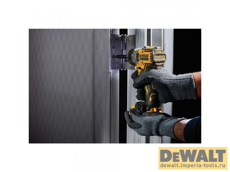 Аккумуляторный бесщеточный шуруповерт DEWALT, 12 В, 8 Нм, 1100 об/мин, без АКБ и ЗУ