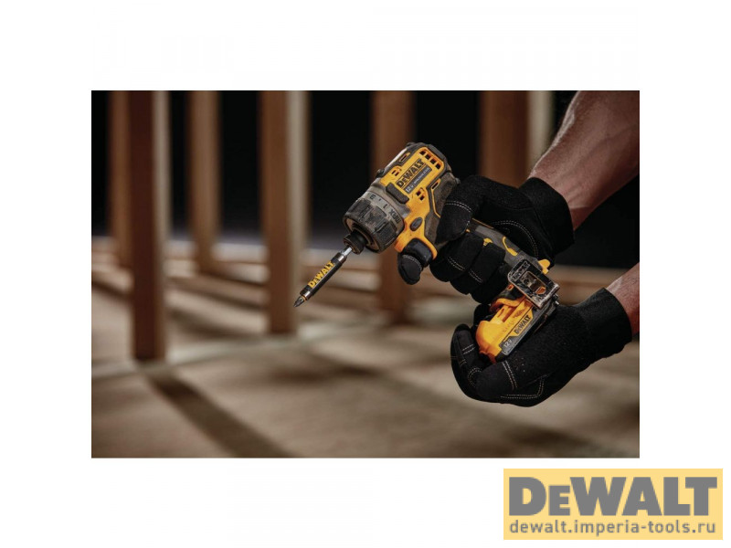 Аккумуляторный бесщеточный шуруповерт DEWALT, 12 В, 8 Нм, 1100 об/мин, без АКБ и ЗУ