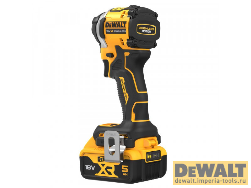 Аккумуляторный импульсный шуруповерт DEWALT, 18 В, 206 Нм, 3800 уд/мин, 3250 об/мин, с 2 АКБ 5 АЧ и ЗУ, в кейсе TSTAK, DCF850P2T Аккумуляторный импульсный шуруповерт DEWALT, 18 В, 206 Нм, 3800 уд/мин, 3250 об/мин, с 2 АКБ 5 АЧ и ЗУ, в кейсе TSTAK, DCF850P2T