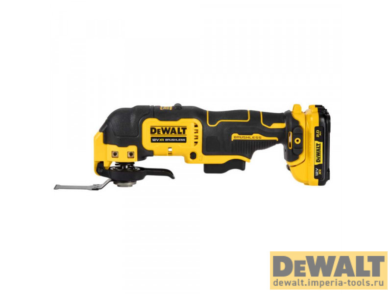 Аккумуляторный многофункциональный инструмент DEWALT, 12 В, 18000 кол/мин, с 2 АКБ 2 Ач и ЗУ, DCS353D2 Аккумуляторный многофункциональный инструмент DEWALT, 12 В, 18000 кол/мин, с 2 АКБ 2 Ач и ЗУ, DCS353D2