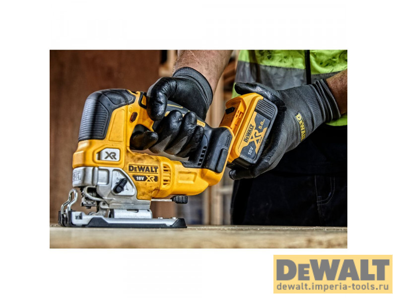 Аккумуляторный бесщёточный лобзик DEWALT, 18 В, 3200 ход/мин, с 2 АКБ 5 Ач и ЗУ, в кейсе TSTAK, DCS334P2