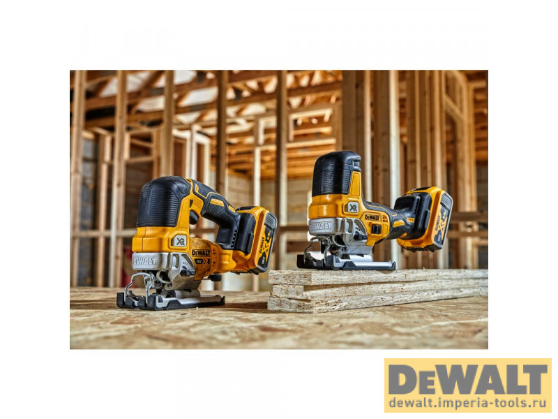 Аккумуляторный бесщёточный лобзик DEWALT, 18 В, 3200 ход/мин, с 2 АКБ 5 Ач и ЗУ, в кейсе TSTAK, DCS334P2