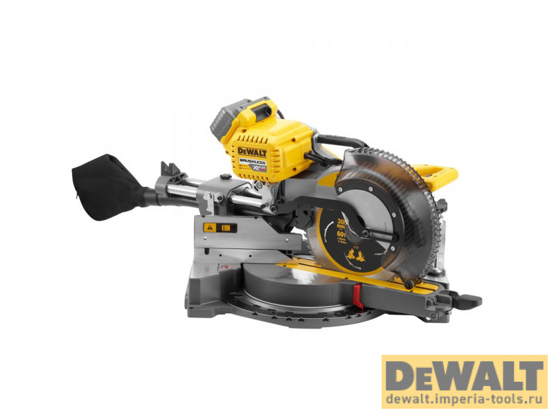 Аккумуляторная бесщеточная торцовочная пила DEWALT FLEXVOLT, 2x54 В, 305 мм, 3800 об/мин, с 2 АКБ 6 Ач и ЗУ, DHS780T2A Аккумуляторная бесщеточная торцовочная пила DEWALT FLEXVOLT, 2x54 В, 305 мм, 3800 об/мин, с 2 АКБ 6 Ач и ЗУ, DHS780T2A