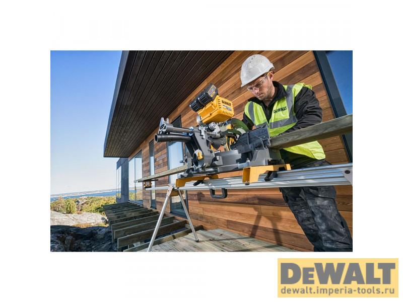 Аккумуляторная бесщеточная торцовочная пила DEWALT FLEXVOLT, 2x54 В, 305 мм, 3800 об/мин, с 2 АКБ 6 Ач и ЗУ, DHS780T2A Аккумуляторная бесщеточная торцовочная пила DEWALT FLEXVOLT, 2x54 В, 305 мм, 3800 об/мин, с 2 АКБ 6 Ач и ЗУ, DHS780T2A