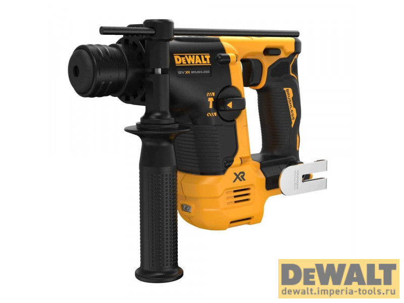 Аккумуляторный перфоратор DEWALT DCH072NT, 12 В, 1.2 Дж, 4280 уд/мин, без АКБ и ЗУ, в кейсе (DCH072NT-QW)