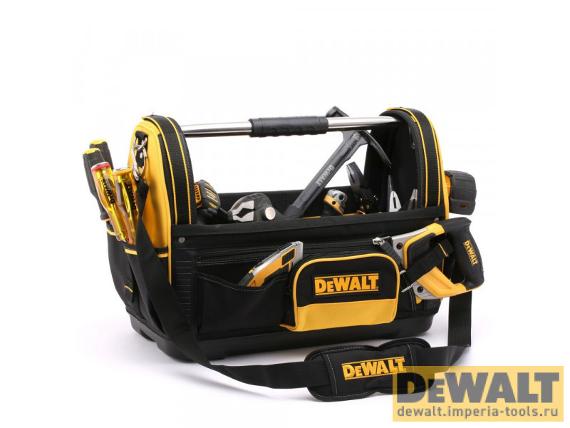 Сумка для электроинструмента с открытым верхом DEWALT Power Tools Tote 1-79-208, нейлоновая, 18 / 50 x 30 x 36 см