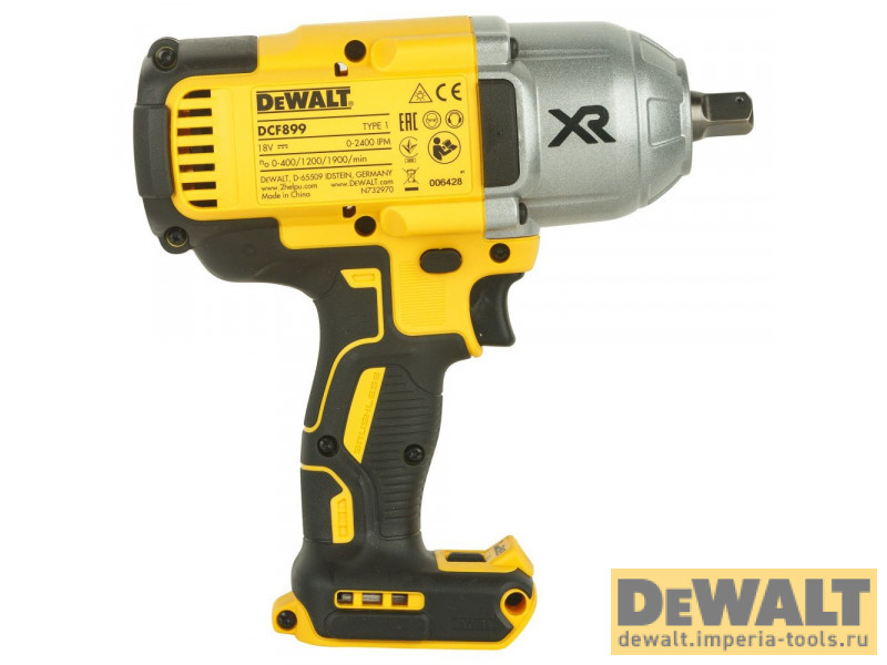 Аккумуляторный гайковерт DEWALT DCF899NT, 18 В, 950 Нм, 2400 уд/мин, без АКБ и ЗУ, в кейсе TSTAK (DCF899NT-XJ) Аккумуляторный гайковерт DEWALT DCF899NT, 18 В, 950 Нм, 2400 уд/мин, без АКБ и ЗУ, в кейсе TSTAK (DCF899NT-XJ)