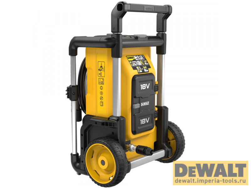 Аккумуляторная мойка высокого давления DEWALT DCMPW1600N, 2х18 В, 110 бар, 330 л/ч, без АКБ и ЗУ (DCMPW1600N-XJ)