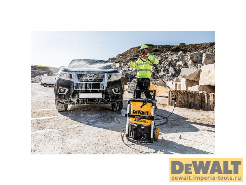 Аккумуляторная мойка высокого давления DEWALT DCMPW1600N, 2х18 В, 110 бар, 330 л/ч, без АКБ и ЗУ (DCMPW1600N-XJ)