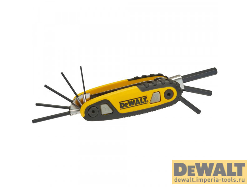Набор шестигранных ключей DEWALT DWHT0-70263, 1.5-8 мм, 8 шт.