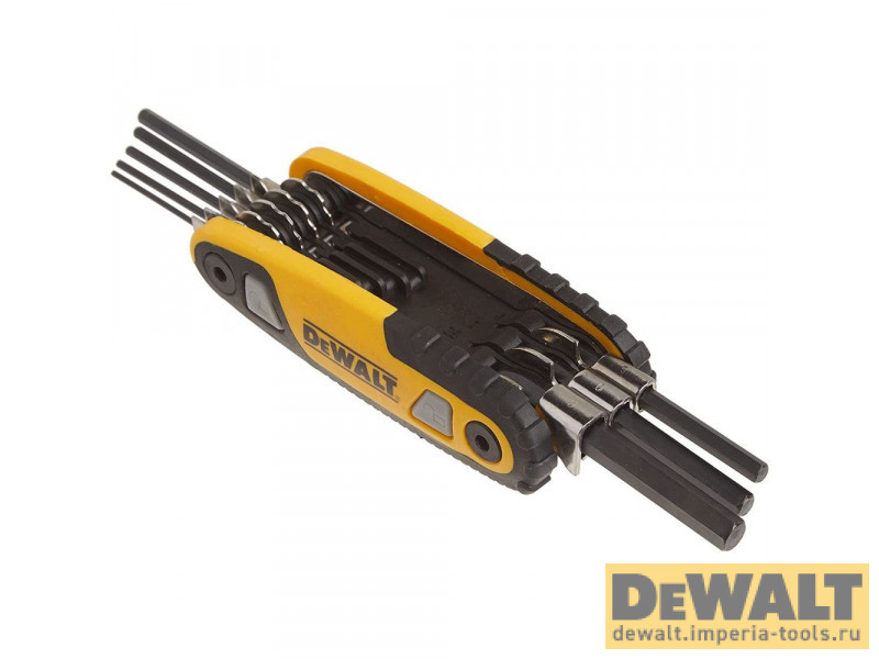 Набор шестигранных ключей DEWALT DWHT0-70263, 1.5-8 мм, 8 шт.