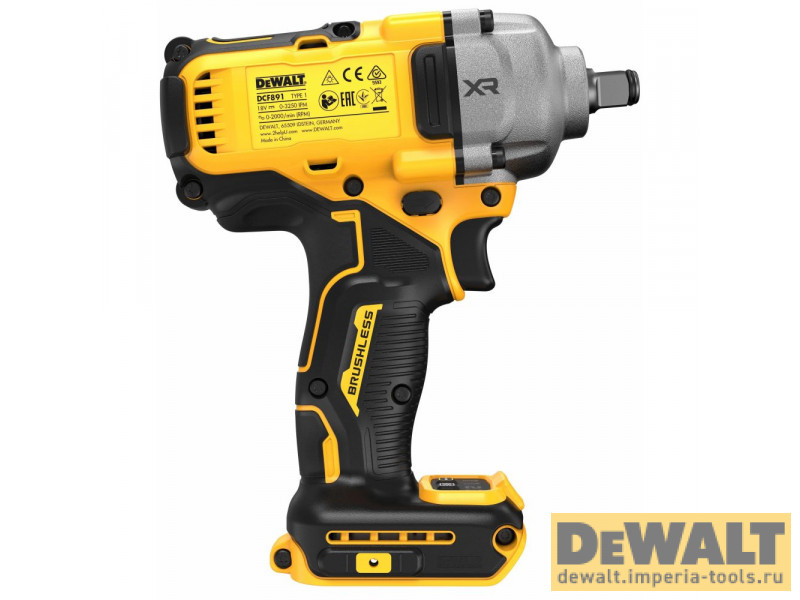 Аккумуляторный гайковерт DEWALT DCF891P2G, 18 В, 1084 Нм, 3250 уд/мин, с 2 АКБ 5 Ач и ЗУ, в чехле (DCF891P2G-QW) Аккумуляторный гайковерт DEWALT DCF891P2G, 18 В, 1084 Нм, 3250 уд/мин, с 2 АКБ 5 Ач и ЗУ, в чехле (DCF891P2G-QW)