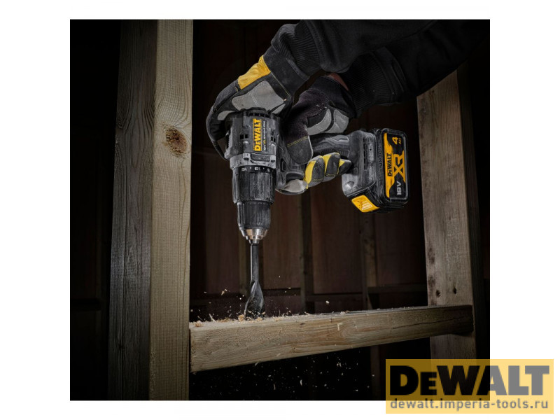 Ударная дрель-шуруповерт DEWALT DCD100P2T, 18 В, 1650 об/мин, 28050 уд/мин, с 2 АКБ 5 Ач и ЗУ, в кейсе TSTAK (DCD100P2T-QW)