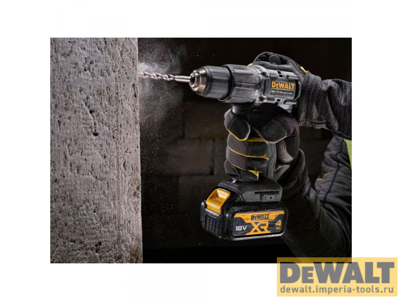 Ударная дрель-шуруповерт DEWALT DCD100P2T, 18 В, 1650 об/мин, 28050 уд/мин, с 2 АКБ 5 Ач и ЗУ, в кейсе TSTAK (DCD100P2T-QW)