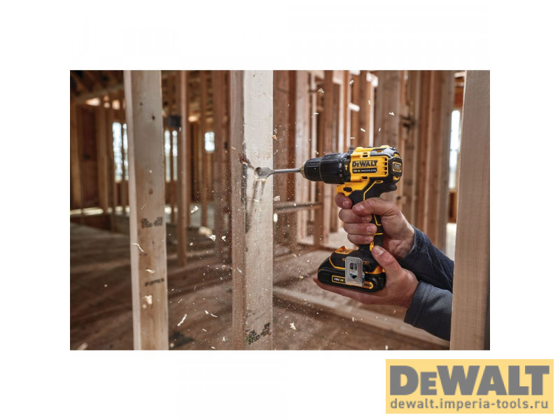 Аккумуляторный набор DEWALT DCK2062M2T, 18 В: ударная дрель-шуруповерт + ударный шуруповерт, с 2 АКБ 4 Ач и ЗУ, в кейсе TSTAK