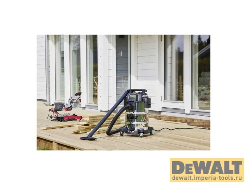 Строительный пылесос DEWALT DXV30SAPTA, 1050 Вт, 30 л